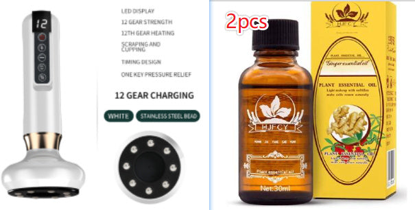 Masseur Anti-Cellulite™ 3-en-1 – Thérapie Infrarouge, Ventouses & Gua Sha