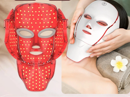 Masque LED 7 Couleurs pour Soin du Visage