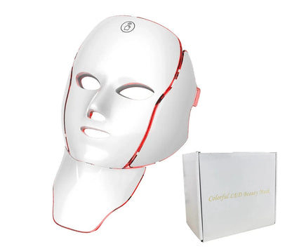 Masque LED 7 Couleurs pour Soin du Visage